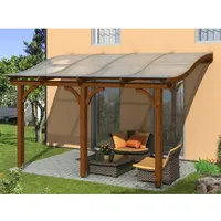 SKANHOLZ Skan Holz Terrassenüberdachung Venezia 434 x 389 cm