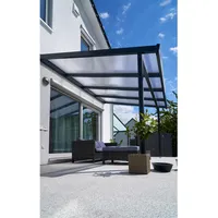 Gutta Terrassendach Premium 410 x 406 cm anthrazit /