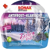 Sonax AntiFrost+KlarSicht bis -20°C Zirbe Gebrauchsfertig (3 Liter) schneller,