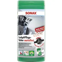 Sonax Kunststoffpflege Tücher Box matt 25 Stück