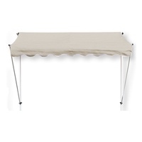 GRASEKAMP Klemmmarkise Ontario 205x130cm Sand Beige Balkonmarkise höhenverstellbar von