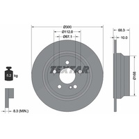 Textar Bremsscheibe PRO+