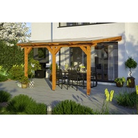 SKANHOLZ Terrassenüberdachung Andria 434 x 300 cm eiche hell