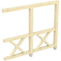 SKANHOLZ Skan Holz Seitenwand Andreaskreuz Leimholz für Tiefe 300