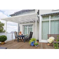 Gutta Terrassenüberdachung Basic 306x306cm weiß