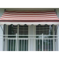 Angerer Klemmmarkise Exklusiv 350 cm rot/beige