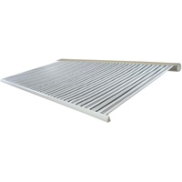 Mendler Elektrische Kassetten-Markise T124, Vollkassette Volant 5x3m ~ Polyester