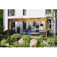 SKANHOLZ Terrassenüberdachung Novara 557 x 259 cm eiche hell