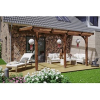 SKANHOLZ Skan Holz Terrassenüberdachung Rimini 434 x 350 cm