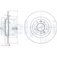 Delphi Bremsscheibe BG3836