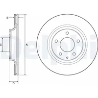 Delphi Bremsscheibe BG4693C
