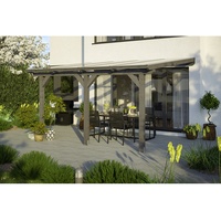 SKANHOLZ Skan Holz Terrassenüberdachung Andria 434 x 350 cm