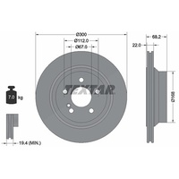 Textar Bremsscheibe 92115505