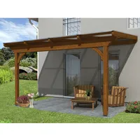 SKANHOLZ Skan Holz Terrassenüberdachung Ravenna 434 x 350 cm