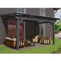 SKANHOLZ Sanremo 434 x 350 cm Fichtenholz schiefergrau