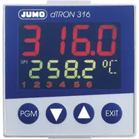 Jumo dTRON 316 PID Temperaturregler Pt100, Pt500, Pt1000, KTY11-6,