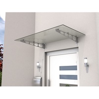 Gutta Vordach HD/LT 140 x 90 cm silber