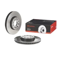 Brembo Bremsscheibe Coated Disc Vorne Belüftet [Hersteller-Nr. 09.A428.11 Vordere
