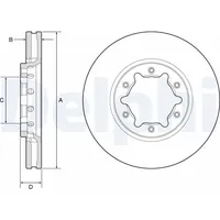 Delphi Bremsscheibe BG9179
