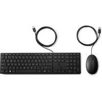 HP 320MK Kabelgebunden Tastatur Maus-Set Deutsch,