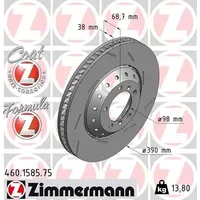 ZIMMERMANN Bremsscheibe Vorderachse rechts 460.1585.75
