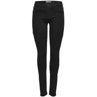 Only ONLRAIN REG Skinny Jeans Black, XL/32