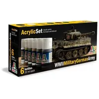 Italeri Acryl Set WWII Military German Army