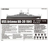 Trumpeter TRU03701 3701 Modellbausatz USS Arizona BB-39,