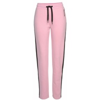 Bench. loungewear Loungehose Damen rosa-schwarz Gr.36/38