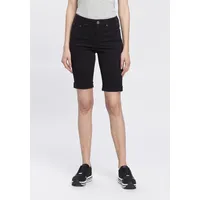 Arizona Jeansbermudas ARIZONA, Damen, Gr. 34, N-Gr, schwarz (schwarz