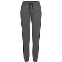 Bench. loungewear Sweathose Damen anthrazit-meliert-schwarz Gr.56/58