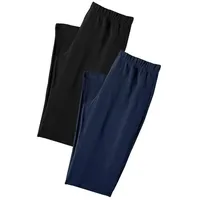VIVANCE ACTIVE Caprihose Damen 1x schwarz, 1x blau Gr.36/38
