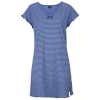 H.I.S. H.I.S Damen Nachthemd blau-geringelt
