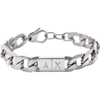 Giorgio Armani Herren Armband Edelstahl silber AXG0077040