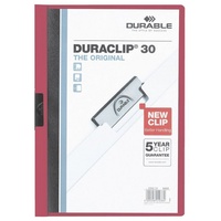 Durable Klemmhefter DURACLIP 30 DIN A4, aubergine