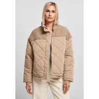 URBAN CLASSICS Diamond Quilt Puffer Oversized Big Jacke Beige