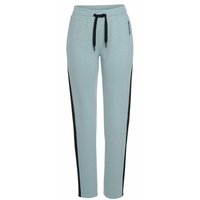 Bench. loungewear Loungehose Damen mint-schwarz Gr.40/42