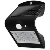 Blulaxa Solarleuchte Kunststoff 1,5 W 220lm inkl. Akku schwarz