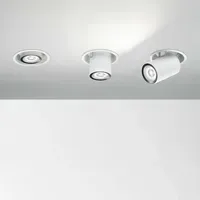 Ideal Lux Nova 1x12W rund/Weiß/Metall
