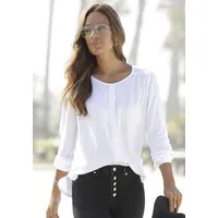 Buffalo Schlupfbluse Damen weiß Gr.34