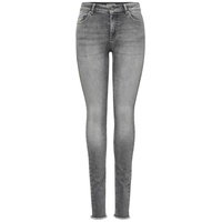 Only Jeans mit ausgefranstem Saum grau