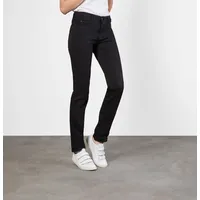 MAC Dream Jeans Straight Fit in schwarzem Black Black-D44