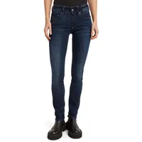 G-Star Midge Saddle Mid Waist Straight Jeans Dark Aged