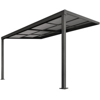 Floraworld Terrassenüberdachung Air Anthrazit (BxT) 390 cm