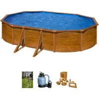 Gre Pacific oval Pool Set 4-tlg. 500 x 300