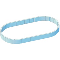 KWAD Poolwandisolierung Pool Protector T60 für Ovalformbecken 610 x