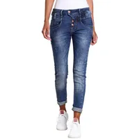 Gang Slim-fit-Jeans »94MARGE« mit besonderem 4-Knopf-Verschluss, blau