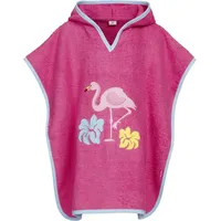Playshoes Frottee-Poncho Flamingo pink, S,L