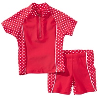 Playshoes UV-Schutz Bade-Set zweiteilig Schwimmshirt Badeshorts Badebekleidung, Punkte, 86/92