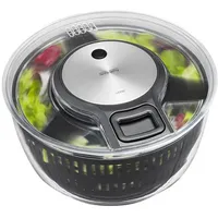 GEFU Salatschleuder SPEED WING Küchengadgets, Schwarz, Transparent
